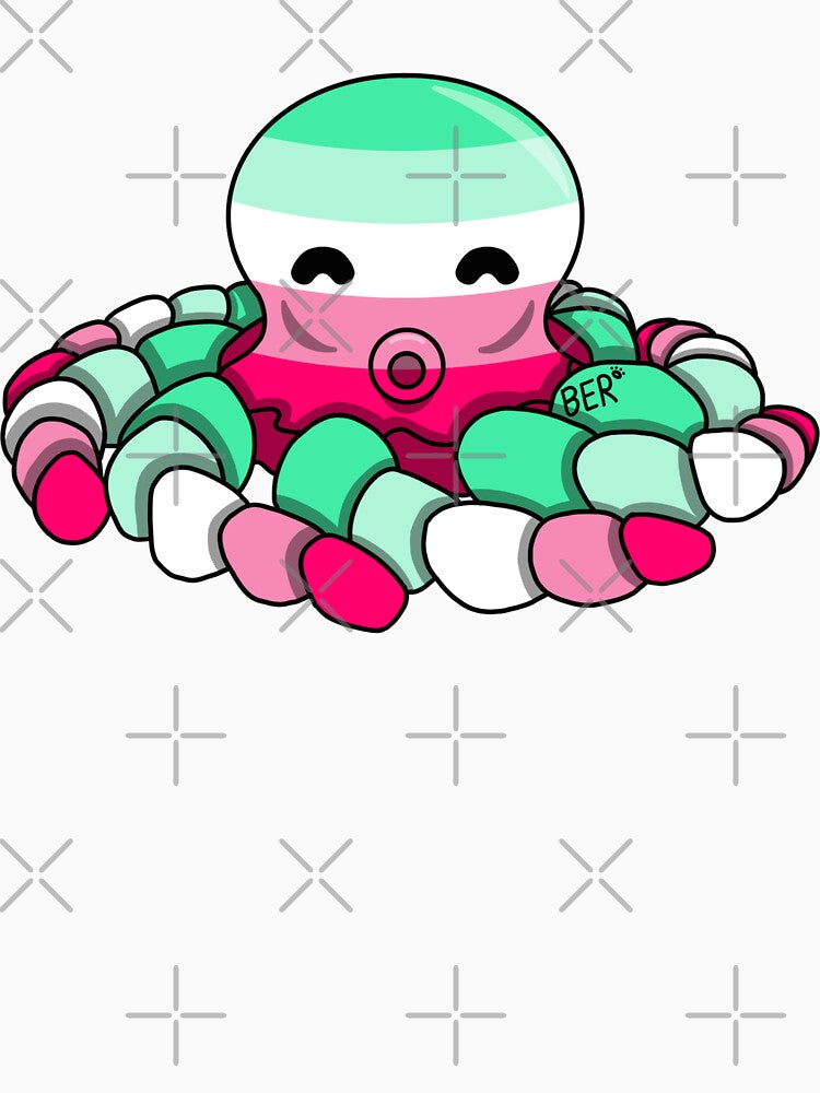 Abrosexual Pride Fidget Octopus by SentABear T-Shirts, Hoodie, Sweatshirt | BlankRebels.com (Image 3)