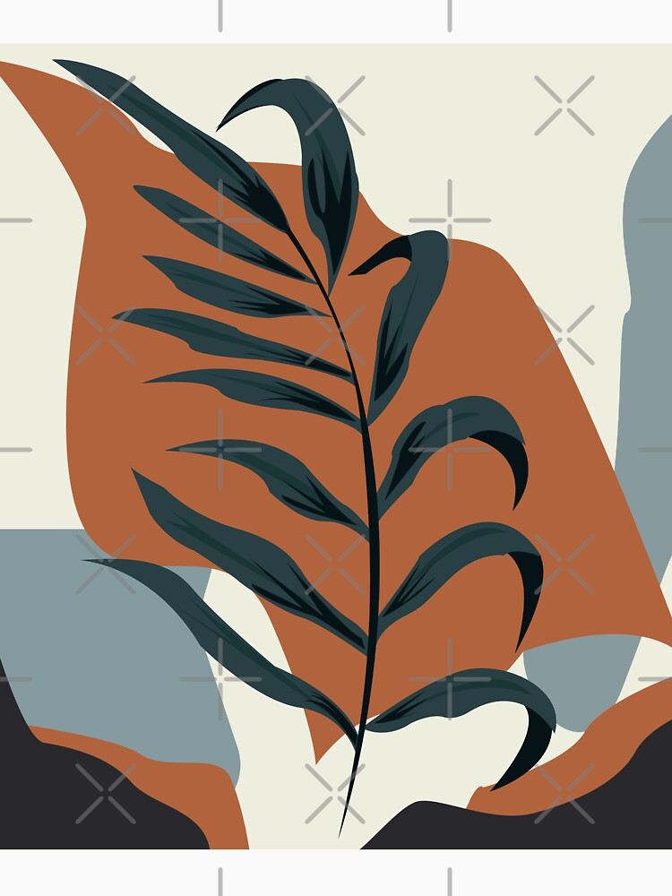 Modern abstract art and leaf by SGS- T-Shirts, Hoodie, Sweatshirt | BlankRebels.com (Image 3)