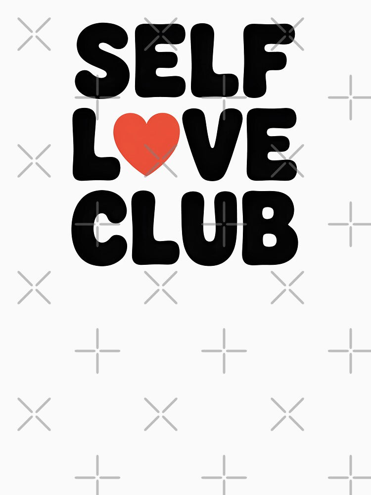 Self Love Club Valentine Typography by TrendMorphic T-Shirts, Hoodie, Sweatshirt | BlankRebels.com (Image 3)