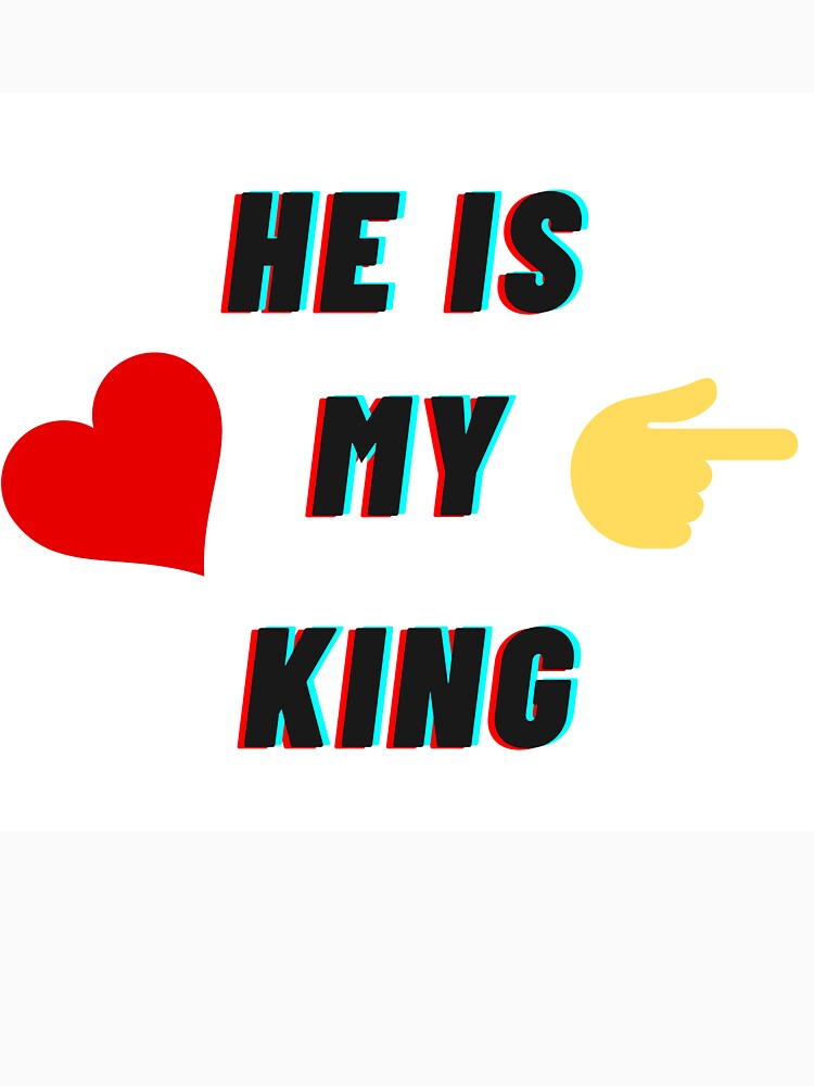 He is my king couple t shirt female by SpammerDesignz Hoodie, Sweatshirt | BlankRebels.com (Image 3)