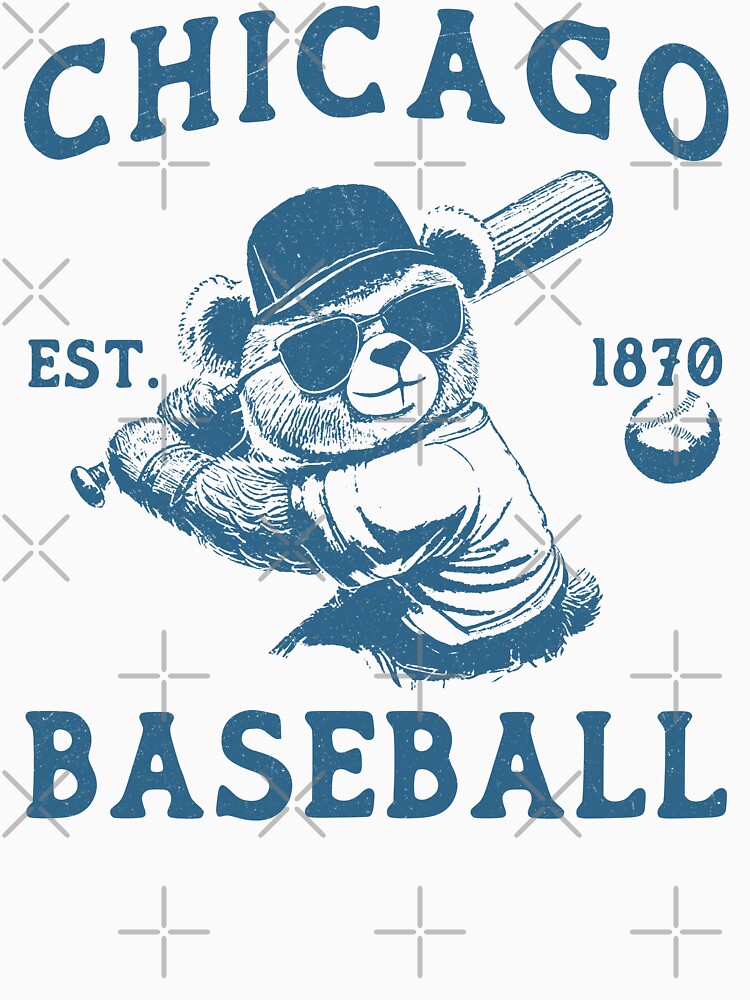 Grunge Chicago Baseball by ParadoxoMario T-Shirts, Hoodie, Sweatshirt | BlankRebels.com (Image 3)
