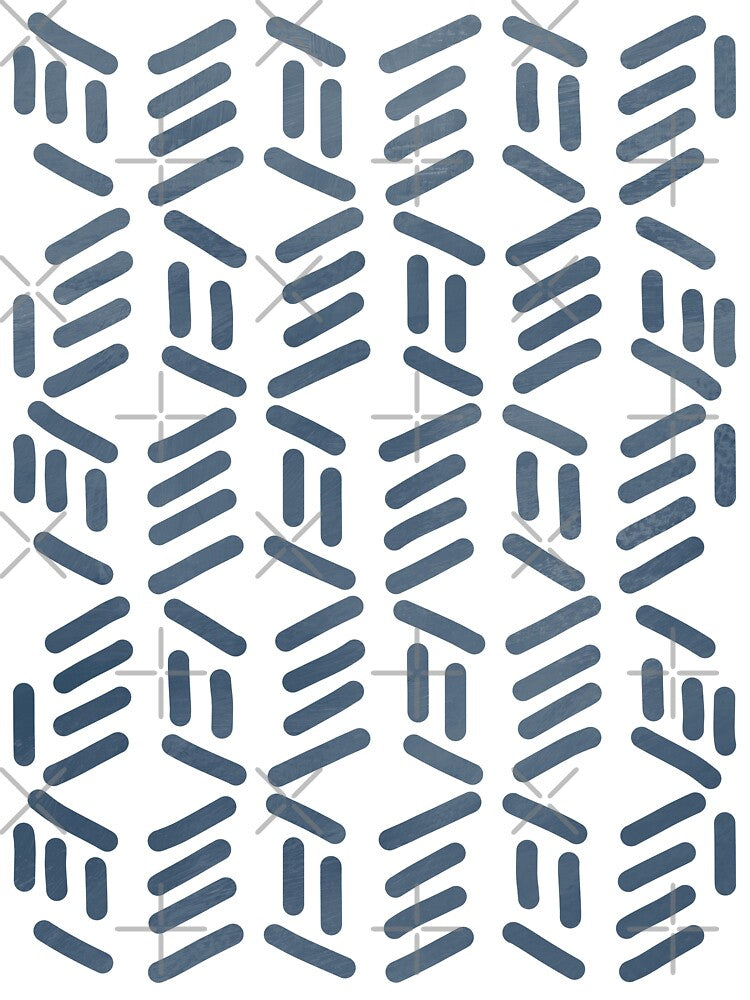 blue geometric pattern by StudioArtNew T-Shirts, Hoodie, Sweatshirt | BlankRebels.com (Image 3)