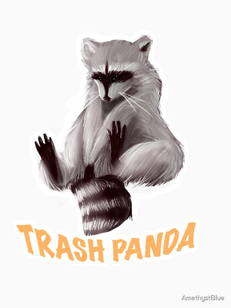 Trash Panda Raccoon Orange by AmethystBlue T-Shirts, Hoodie, Sweatshirt | BlankRebels.com (Image 3)