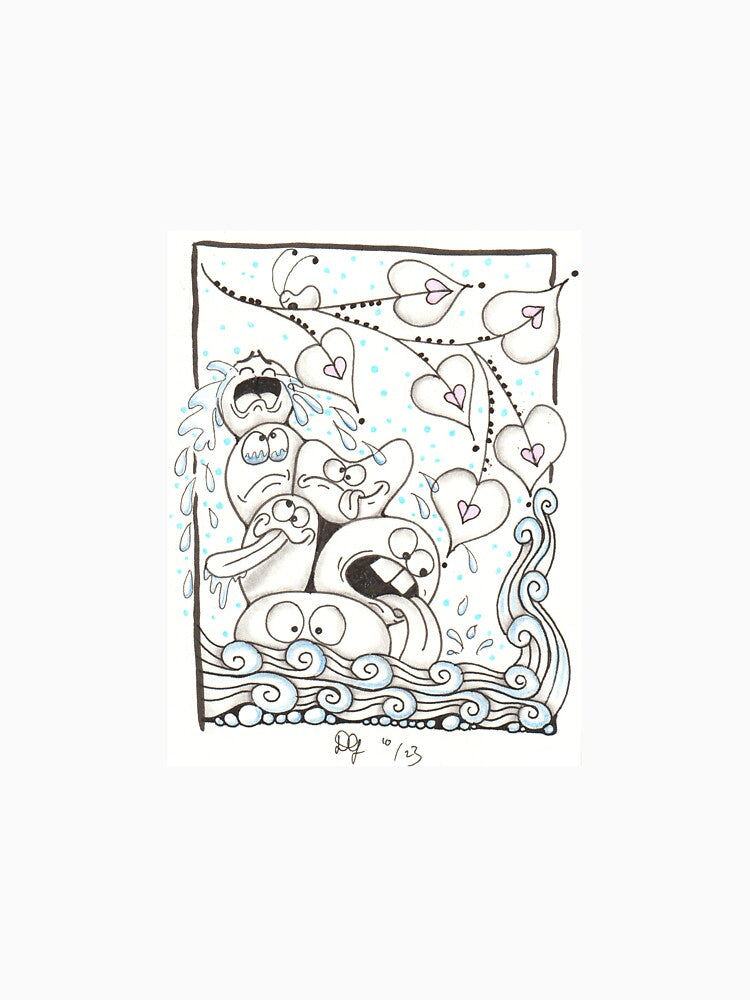 Doodle Critters Floods of Tears by buppledawn T-Shirts, Hoodie, Sweatshirt | BlankRebels.com (Image 3)