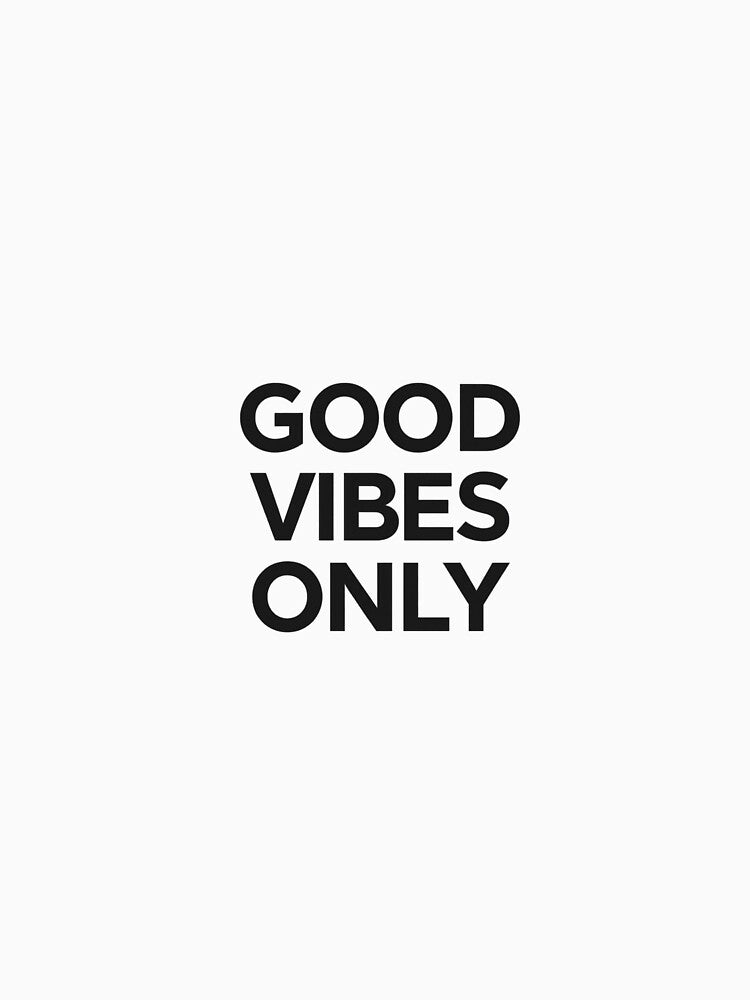 Good Vibes Only | Dark Minimal Typography Design by SoSpecialStore T-Shirts, Hoodie, Sweatshirt | BlankRebels.com (Image 3)