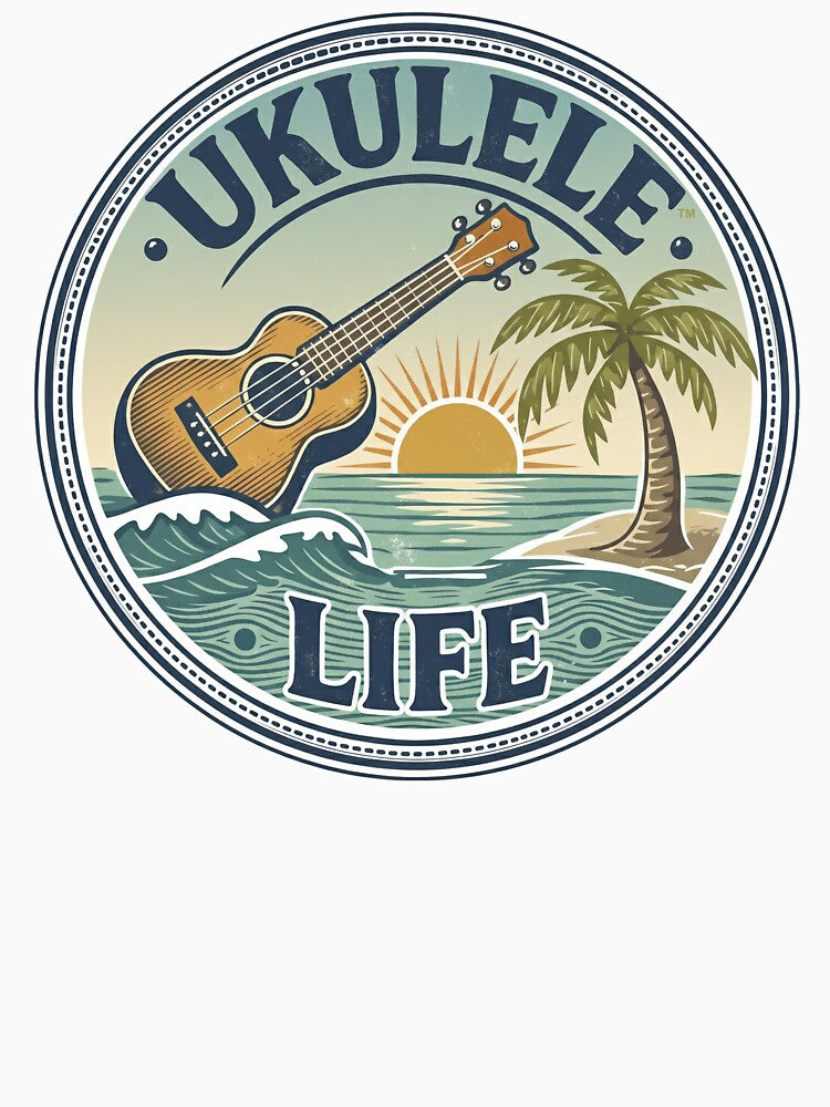 Ukulele Life Vintage Retro Shirt – Distressed Music Lover Tee by Ukulele Gent Hoodie, Sweatshirt | BlankRebels.com (Image 3)