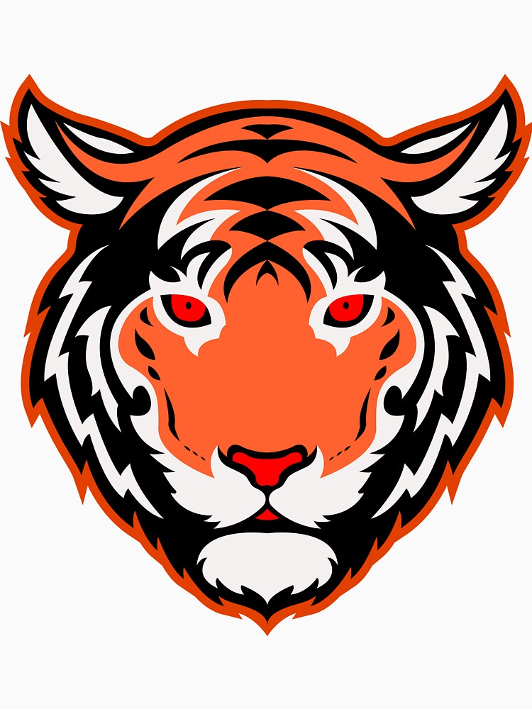 tiger head esport logo by yusufaffandi