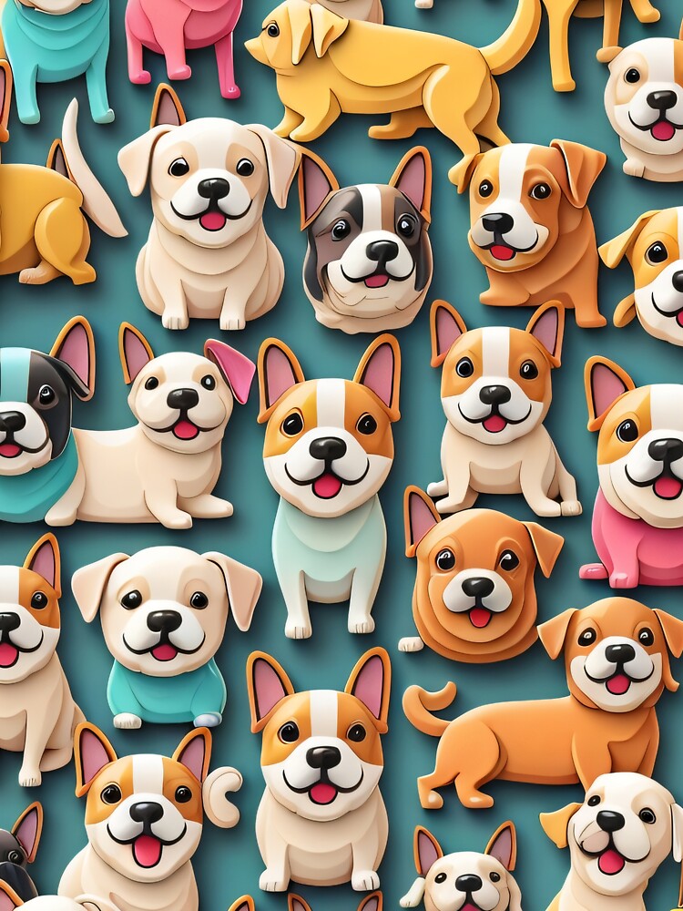 Pattern of lovely dog 5 by SpecialForceART T-Shirts, Hoodie, Sweatshirt | BlankRebels.com (Image 3)