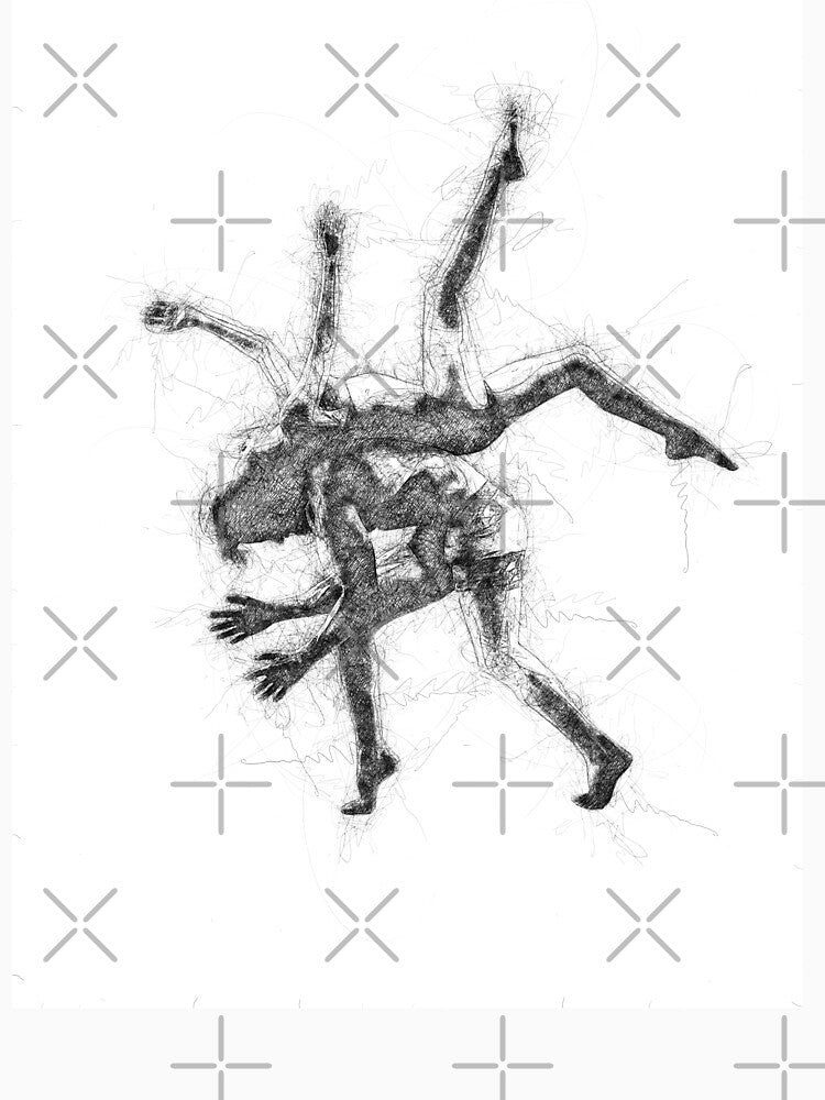 Contemporary dancers with open arms  - line art by MintGubbins T-Shirts, Hoodie, Sweatshirt | BlankRebels.com (Image 3)