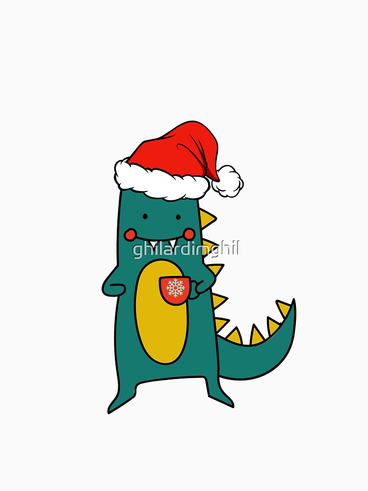 Christmas T-Rex Dinosaur by ghilardimghil T-Shirts, Hoodie, Sweatshirt | BlankRebels.com (Image 3)