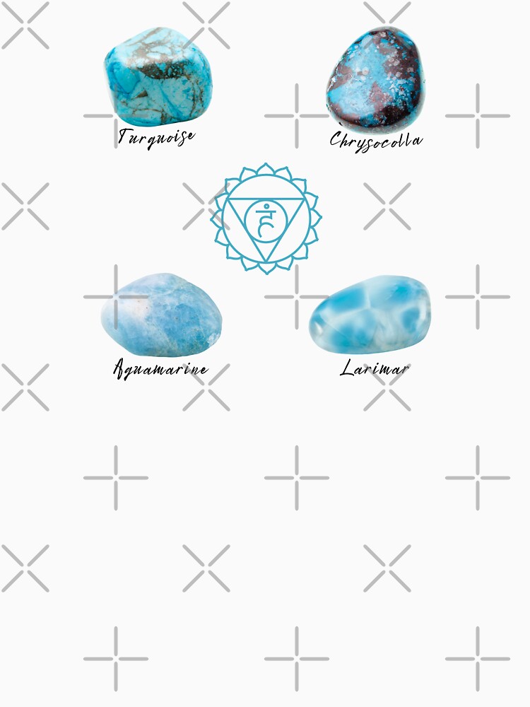 Throat Chakra Crystals by mooneko T-Shirts, Hoodie, Sweatshirt | BlankRebels.com (Image 3)