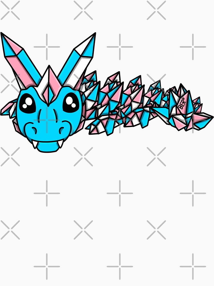 Transgender Pride Crystal Fidget Dragon by SentABear T-Shirts, Hoodie, Sweatshirt | BlankRebels.com (Image 3)