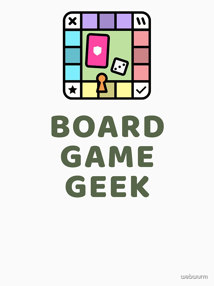 For board gamers: BoardGameGeek by WurmWeb.DesignShop T-Shirts, Hoodie, Sweatshirt | BlankRebels.com (Image 3)