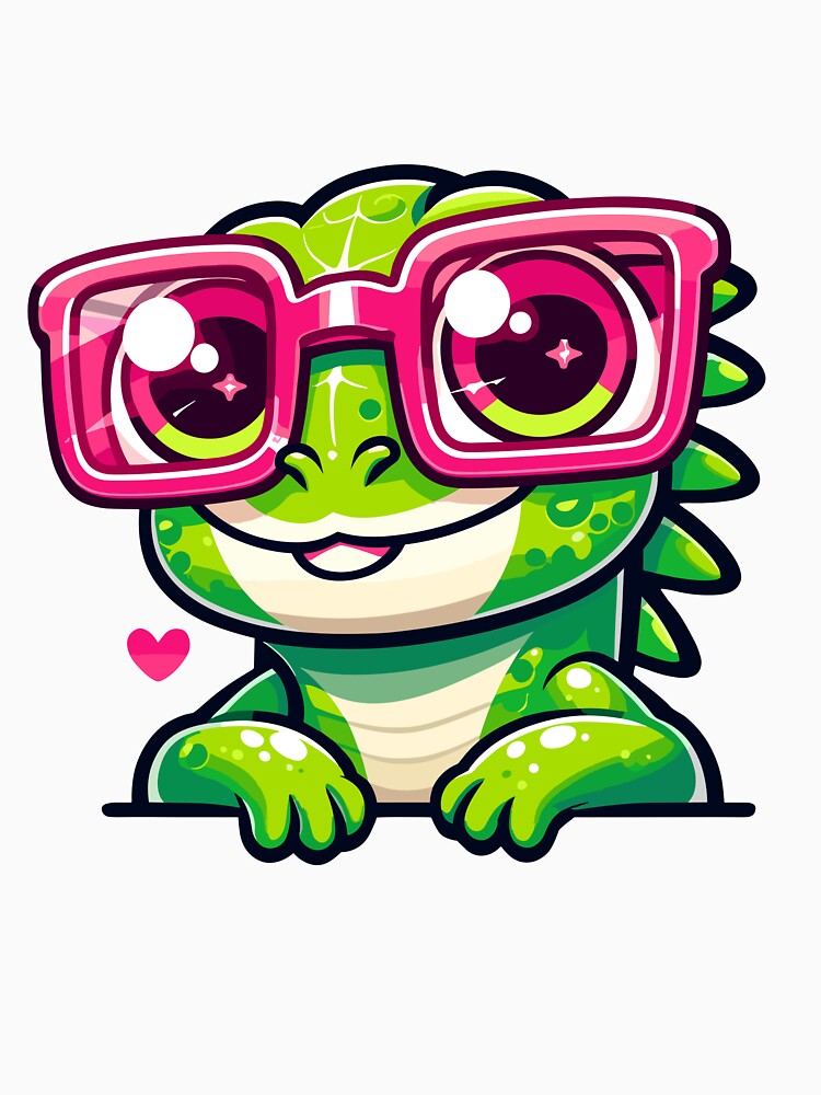 Kawaii Iguana by TillysCuteCanva