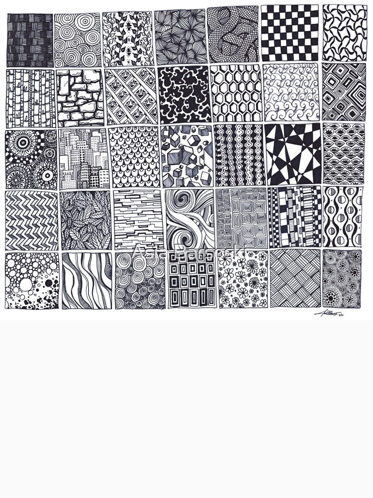 Asia's Big Doodle Pad Patterns by Asia Barsoski T-Shirts, Hoodie, Sweatshirt | BlankRebels.com (Image 2)