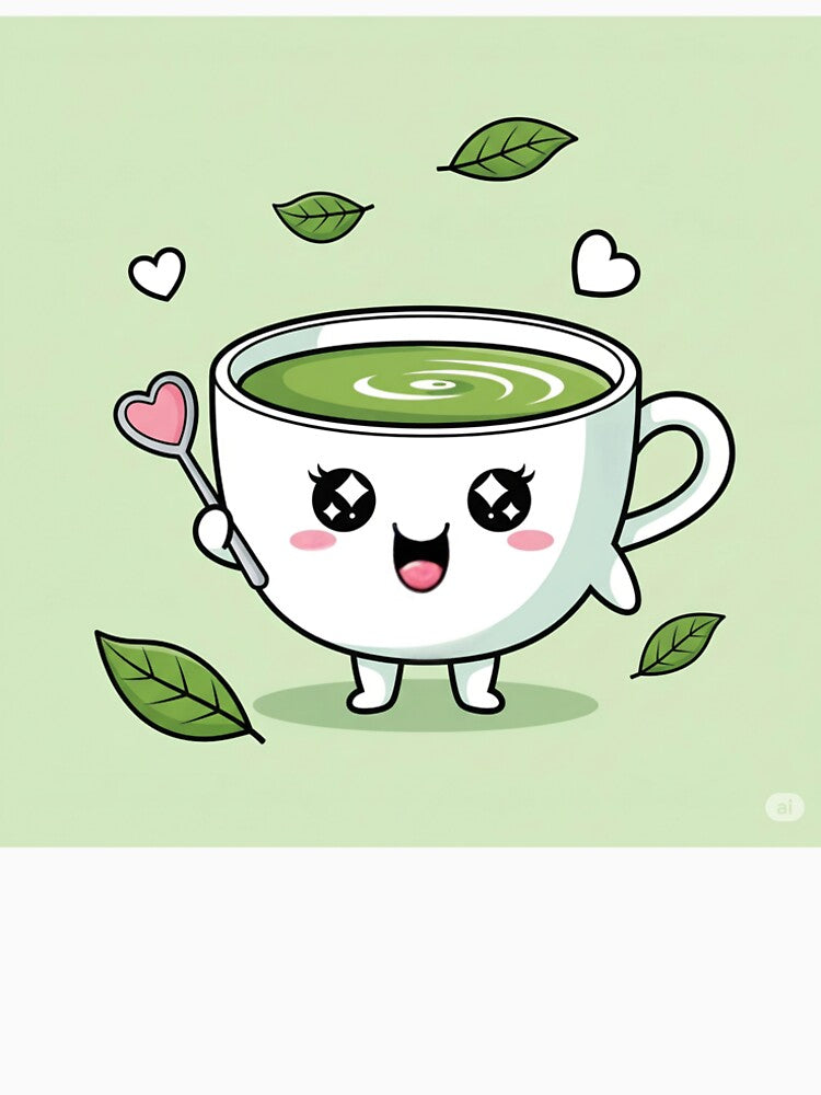Kawaii Matcha – Cute Green Tea Cup Character by SolscapeLTD T-Shirts, Hoodie, Sweatshirt | BlankRebels.com (Image 2)