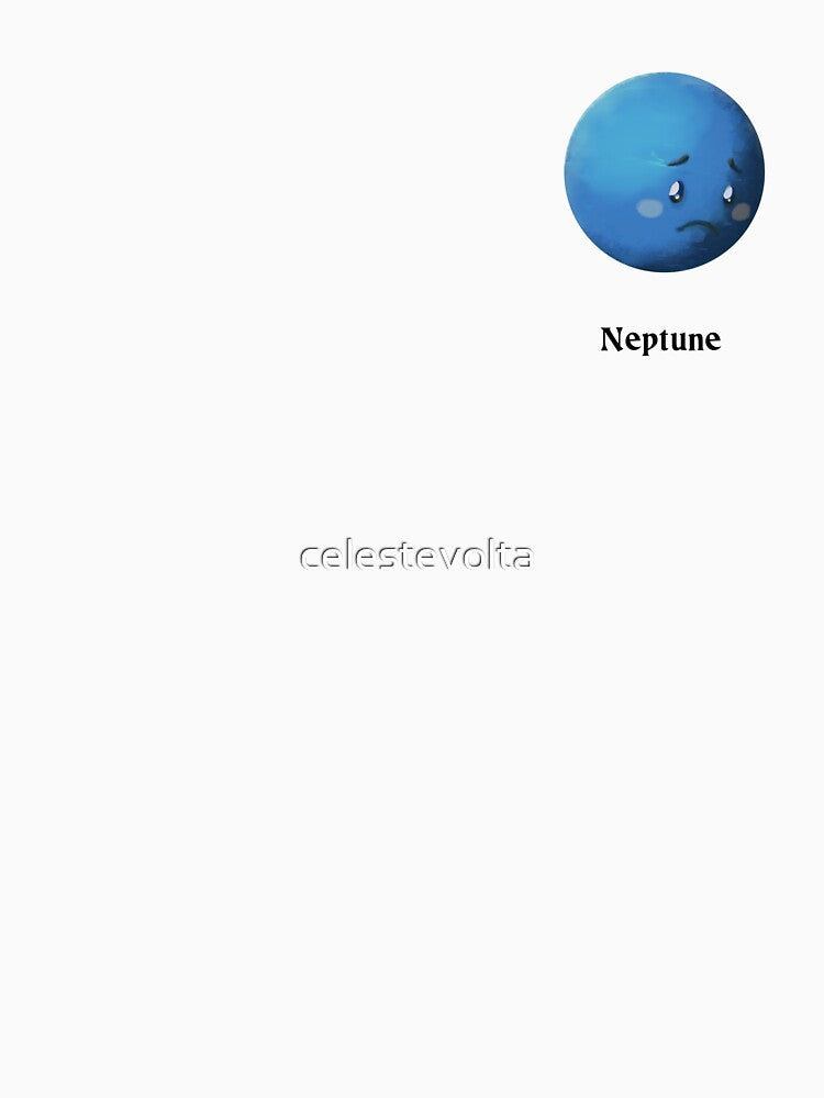 Neptune Planet of Solar System to Pack little cute kawaii - learn astronomy gift by celestevolta T-Shirts,... (Image 3)