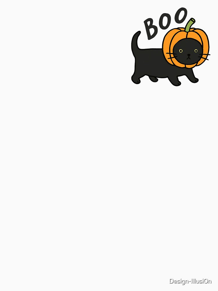 Silly Black Cat with Pumpkin by Design-Illusi0n T-Shirts, Hoodie, Sweatshirt | BlankRebels.com (Image 3)