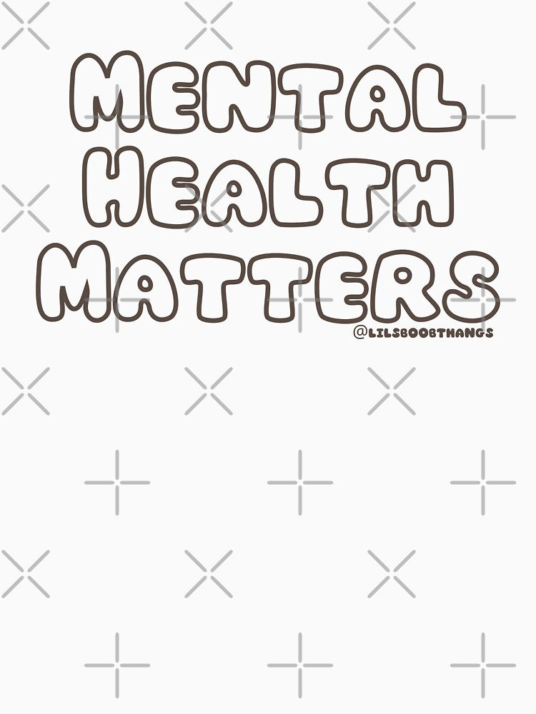 Mental Health Matters., v6e, brown | @lilsboobthangs by lilsboobthangs T-Shirts, Hoodie, Sweatshirt (Image 3)