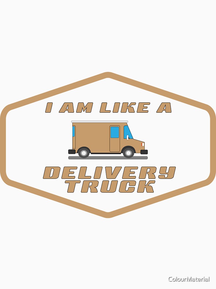 I am like a delivery truck by ColourMaterial T-Shirts, Hoodie, Sweatshirt | BlankRebels.com (Image 3)