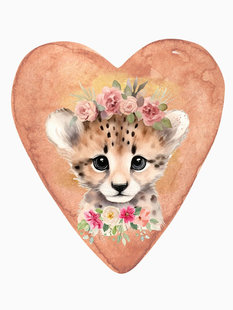 Sweet Cheetah: Adorable and Playful Design by GusiaTreasures T-Shirts, Hoodie, Sweatshirt | BlankRebels.com (Image 3)