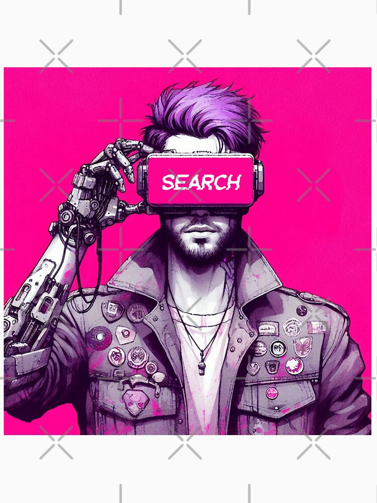 Cyberpunk Neon Character VR Glasses T-Shirts, Hoodie, Sweatshirt
