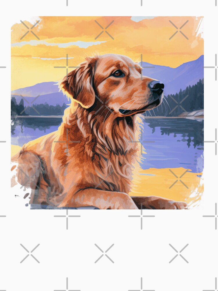 Golden Retriever Art by TheAnimalZ00 T-Shirts, Hoodie, Sweatshirt | BlankRebels.com (Image 3)