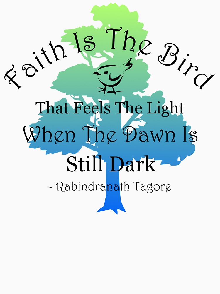 Inspirational Tagore Quote With Tree by Oirabot T-Shirts, Hoodie, Sweatshirt | BlankRebels.com (Image 3)
