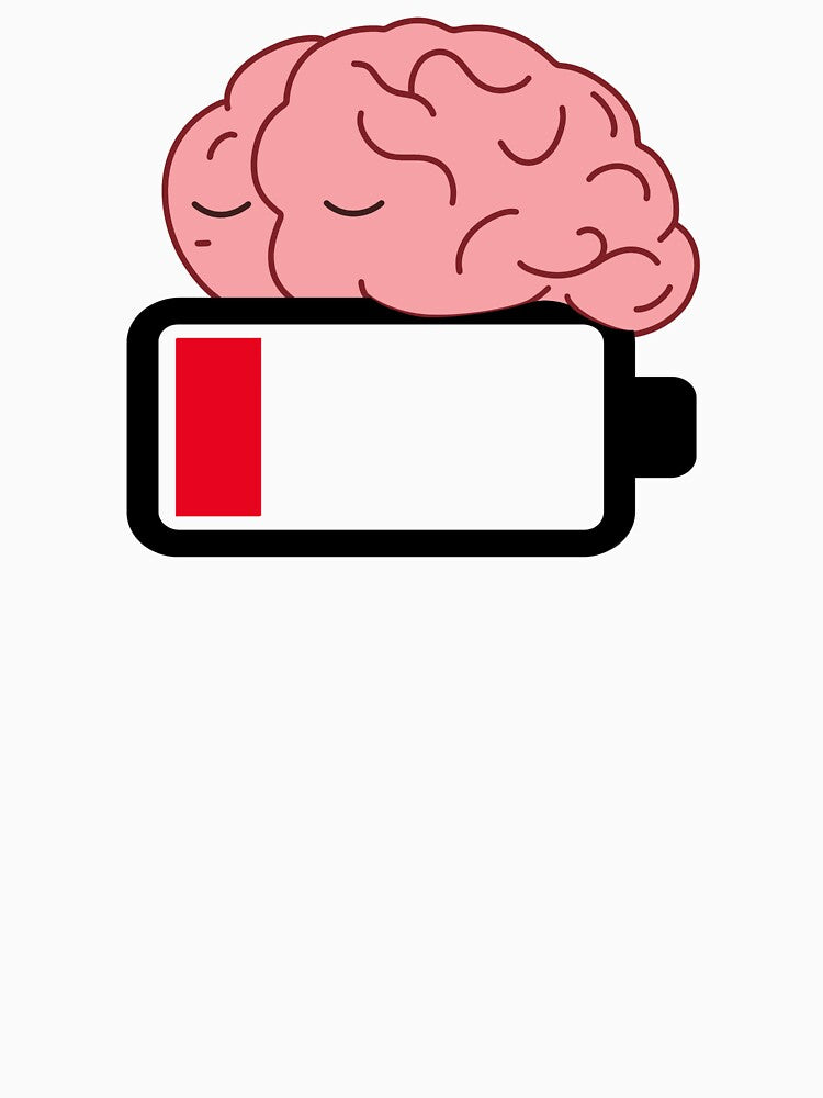 Low Battery Mode, Sensory Overload / Energy Awareness Design by Ola-urb T-Shirts, Hoodie, Sweatshirt (Image 3)