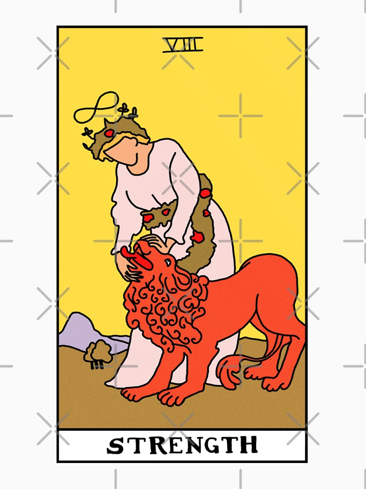Strength Tarot Card by RubyGoesBananas T-Shirts, Hoodie, Sweatshirt | BlankRebels.com (Image 2)