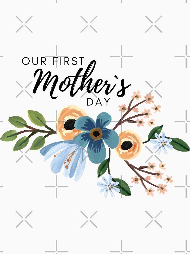 Our first Mother´s day (black letters) by my-wanderlustjo T-Shirts, Hoodie, Sweatshirt | BlankRebels.com (Image 3)