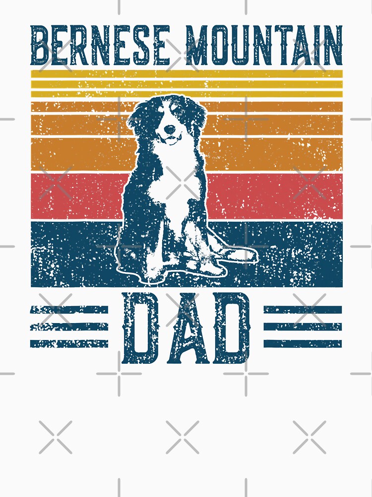Dog Berner Dad Vintage Bernese Mountain Dad by HardiKel T-Shirts, Hoodie, Sweatshirt | BlankRebels.com (Image 3)