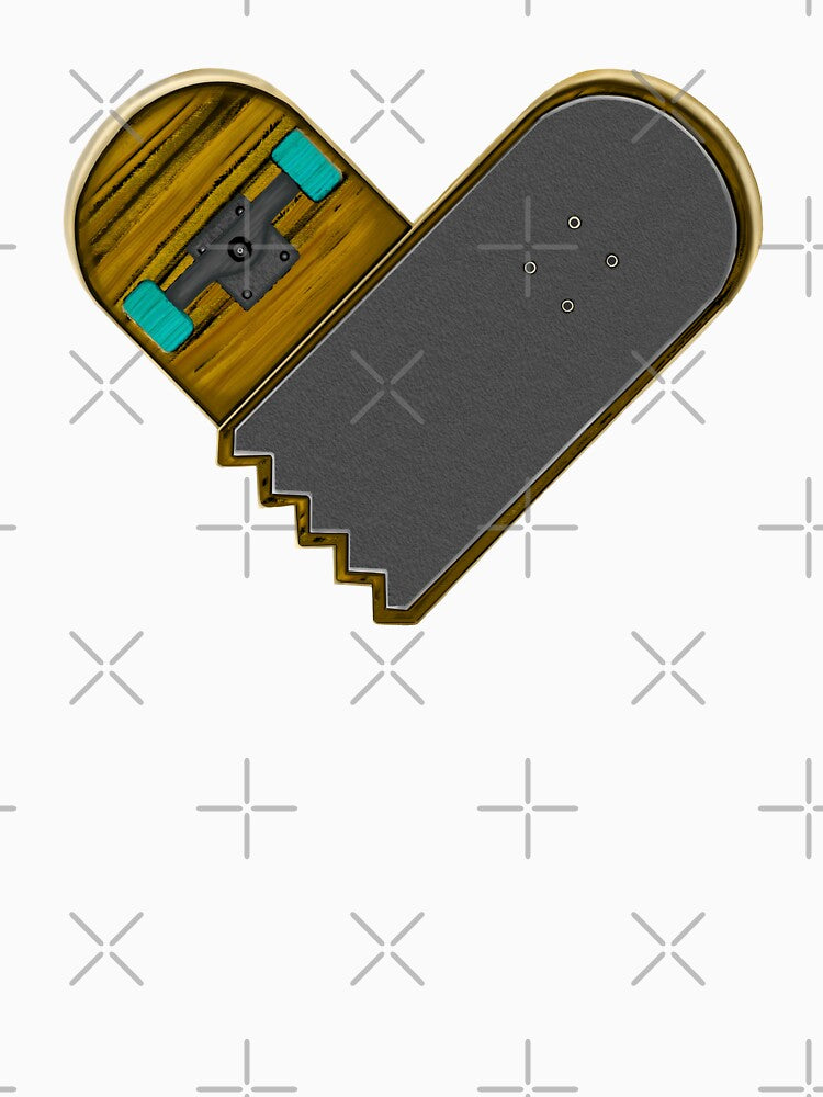 skateboard heart by Lighvision T-Shirts, Hoodie, Sweatshirt | BlankRebels.com (Image 3)