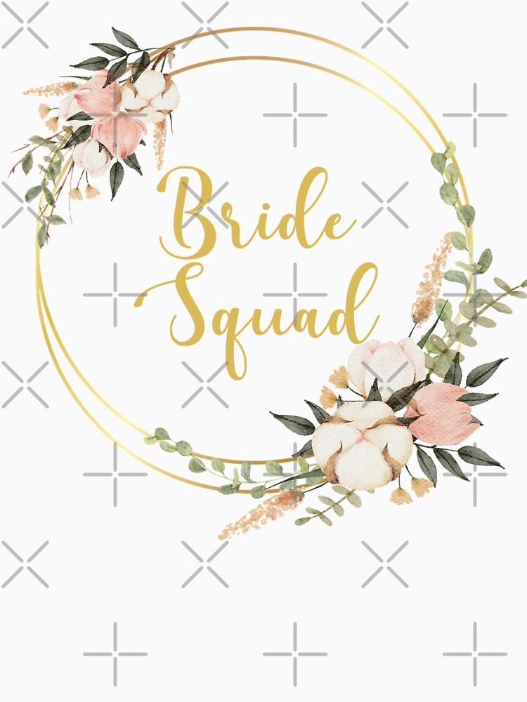 Bride Squad, Wedding Rehearsal, Autumn Wedding by DiensDesign T-Shirts, Hoodie, Sweatshirt | BlankRebels.com (Image 3)