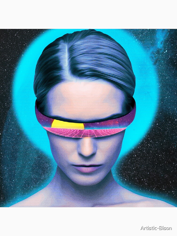 Synthwave Woman by Artistic-Bison T-Shirts, Hoodie, Sweatshirt | BlankRebels.com (Image 3)
