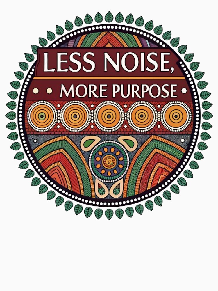 LESS NOISE, MORE PURPOSE by likbatonboot T-Shirts, Hoodie, Sweatshirt | BlankRebels.com (Image 3)