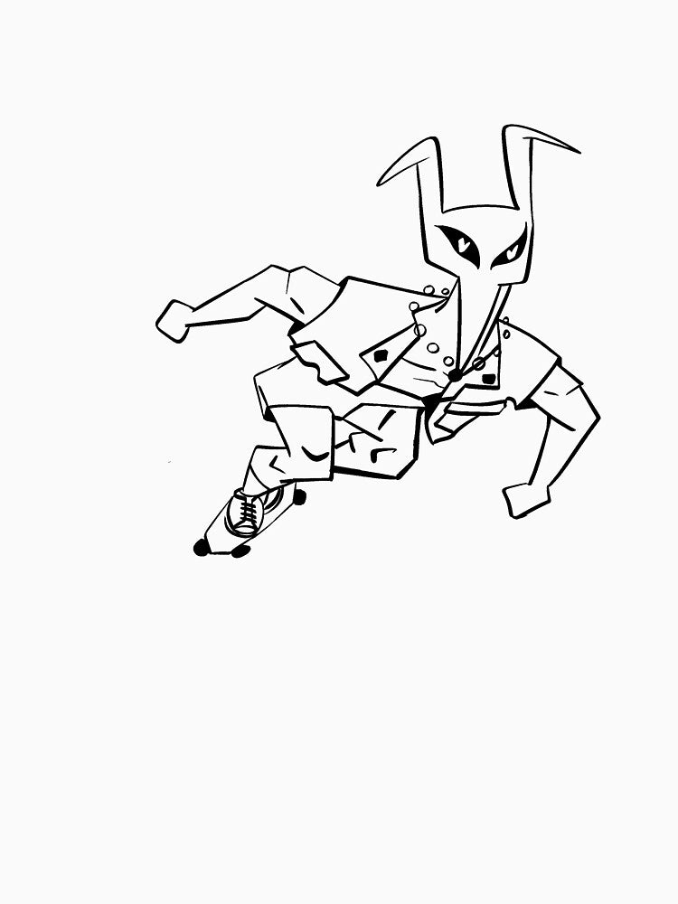 Quiet Mark Skater by Anastaskapo T-Shirts, Hoodie, Sweatshirt | BlankRebels.com (Image 3)