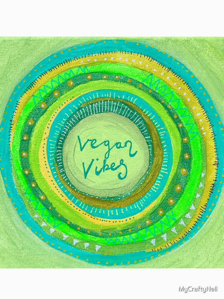 Vegan Vibes Mandala by MyCraftyNell T-Shirts, Hoodie, Sweatshirt | BlankRebels.com (Image 3)
