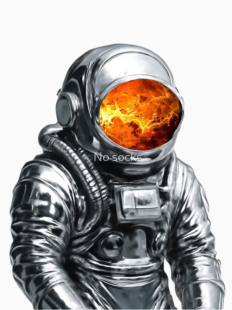 Astronaut - Lava by No socks T-Shirts, Hoodie, Sweatshirt | BlankRebels.com (Image 3)