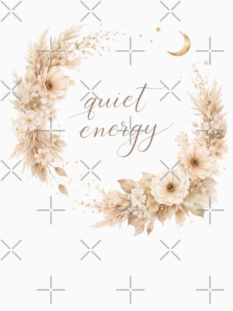 Quiet Energy Minimal Aesthetic Quote Design by Sanika arts T-Shirts, Hoodie, Sweatshirt | BlankRebels.com (Image 3)