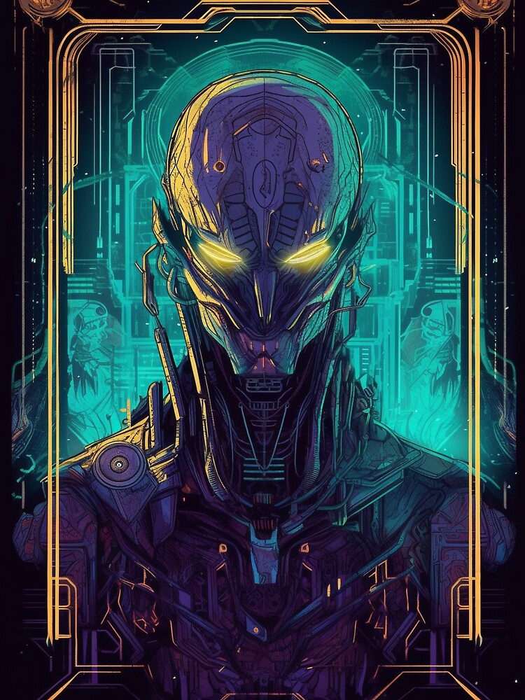 Cyberpunk Tarot #75 by nixlim T-Shirts, Hoodie, Sweatshirt | BlankRebels.com (Image 3)