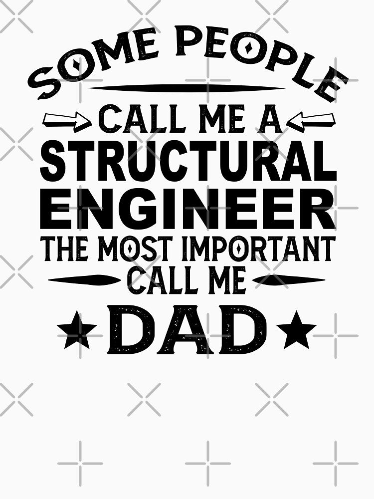 Structural engineer Father Dad T-shirt gift for father's Day Structural engineer Dad Father's Day, Structural... (Image 3)