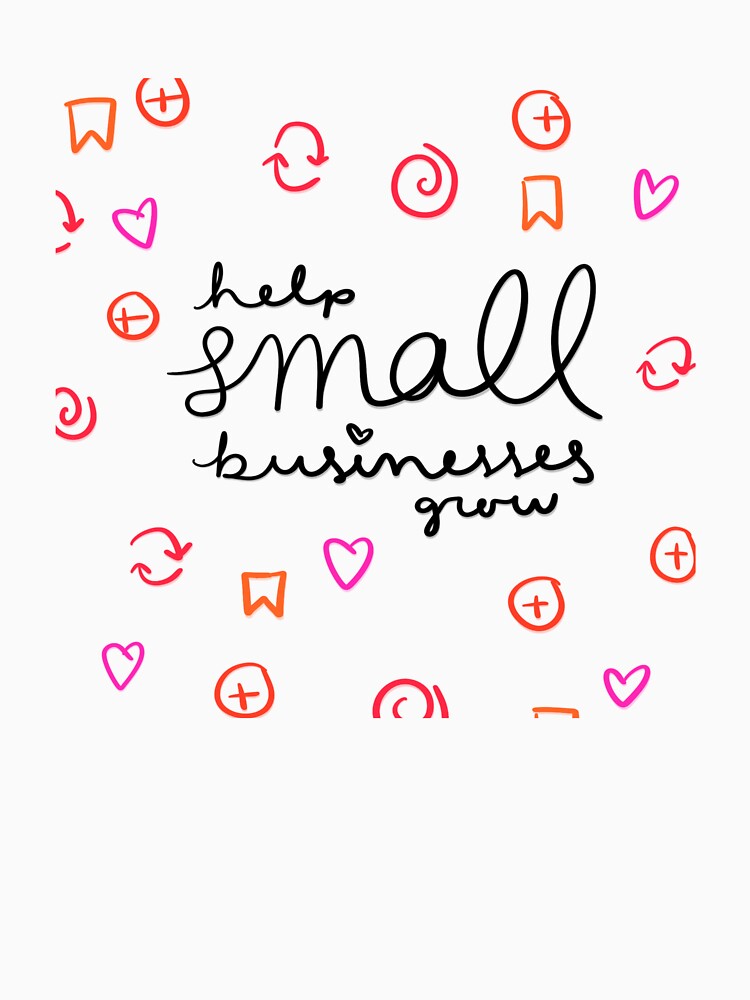Support small business social media interaction help small businesses grow by Mariecobiz T-Shirts, Hoodie,... (Image 3)
