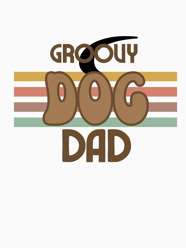 Groovy Dog Dad Retro Vintage T-Shirts, Hoodie, Sweatshirt