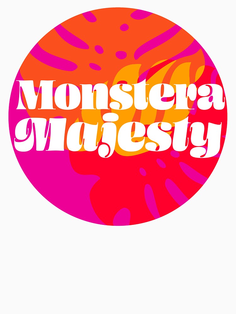 Monstera Majesty Bright Circle by hannahasprey T-Shirts, Hoodie, Sweatshirt | BlankRebels.com (Image 3)