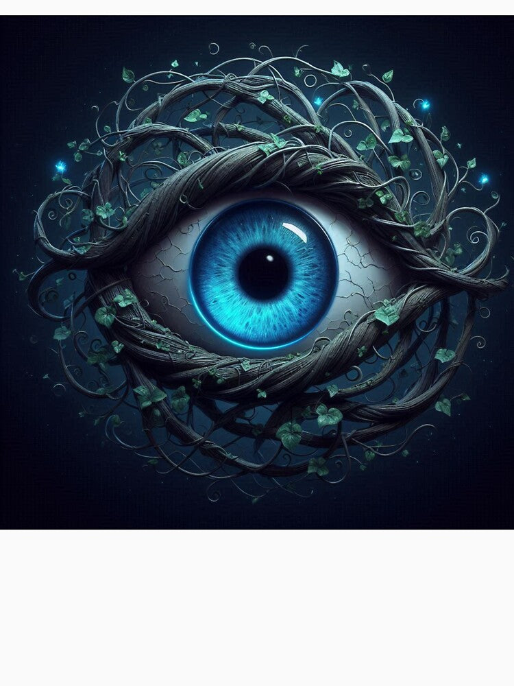 Botanical Eye – Evil Eye Symbol with Entwined Vines by ashokreddy343 T-Shirts, Hoodie, Sweatshirt | BlankRebels.com (Image 3)