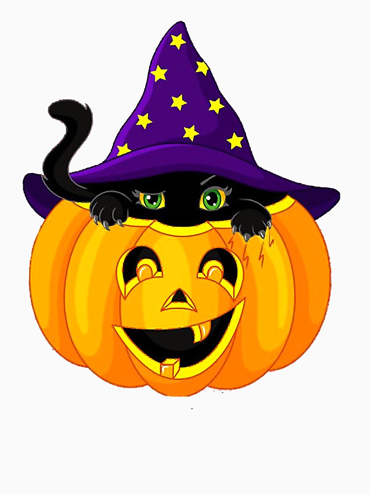 Halloween Black Cat by WilliamQuinnell T-Shirts, Hoodie, Sweatshirt | BlankRebels.com (Image 3)
