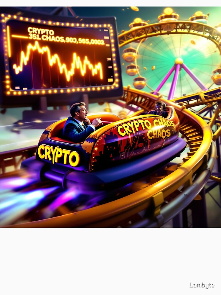Crypto Market Chaos: Ride the Bitcoin Wave by Lambyte T-Shirts, Hoodie, Sweatshirt | BlankRebels.com (Image 3)