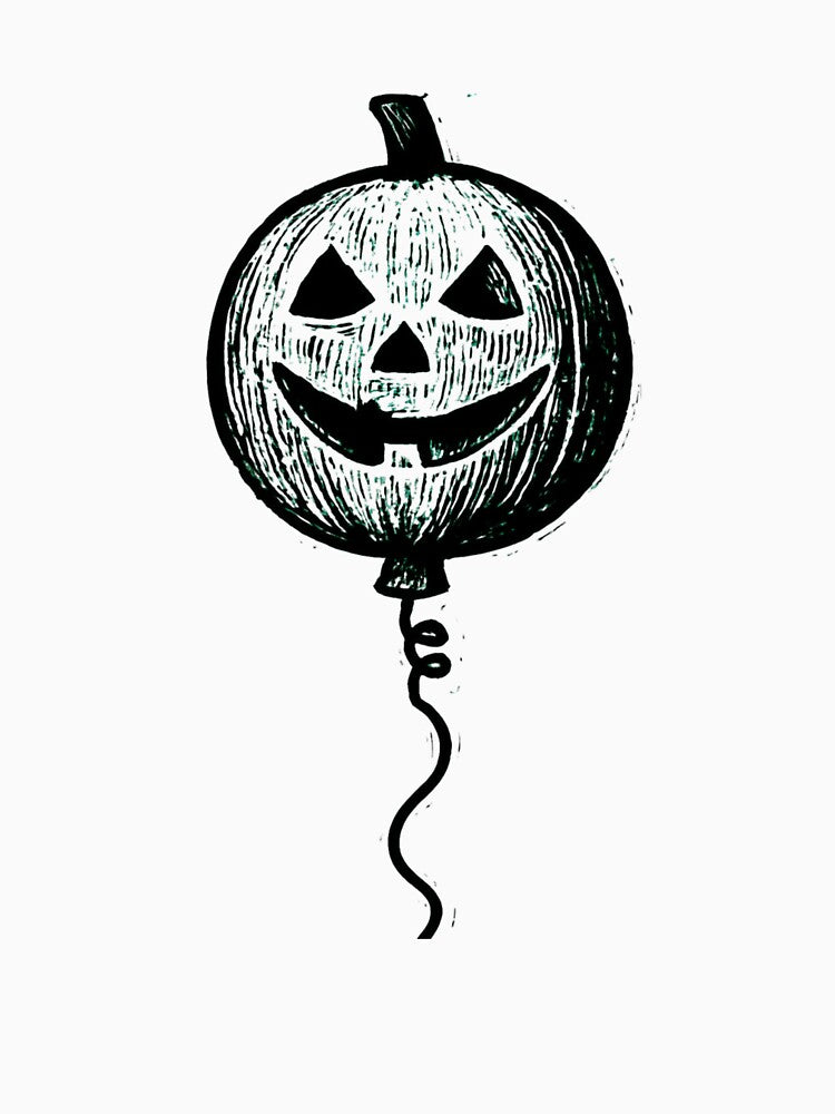 Glowing Jack O Lantern Balloon – Dark Spooky Halloween Art by Horrify T-Shirts, Hoodie, Sweatshirt (Image 3)