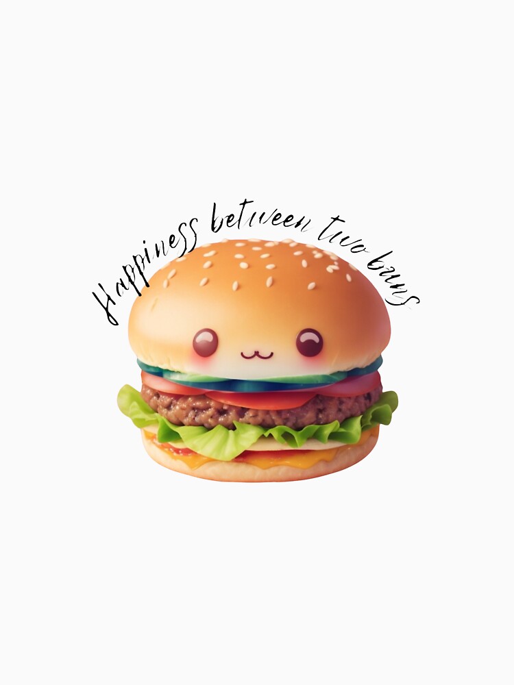 Clipart of a cute happy burger. by Vegasstickers T-Shirts, Hoodie, Sweatshirt | BlankRebels.com (Image 3)
